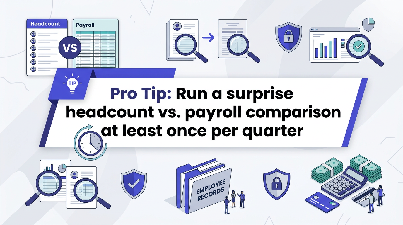 Pro tip: Essential internal controls to prevent ghost payroll fraud