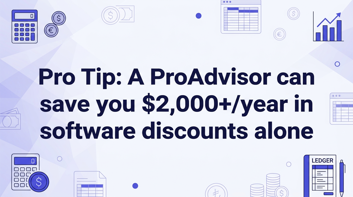 Pro tip: what drives the cost of a QuickBooks ProAdvisor