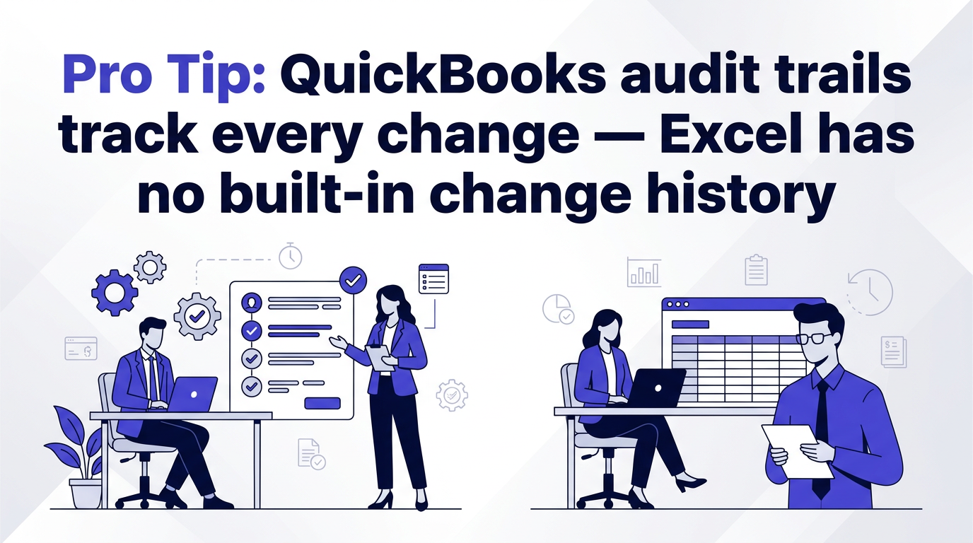 Pro tip: The real cost of Excel bookkeeping is not the software — it is the 8-15 hours per month of manual data entry